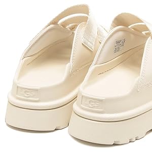 UGG ゴールデングロウスライドサンダル☆JasmineオフホワイトUS6 アグ UGG 1166513K ゴールデングロウ スライド スライドサンダル